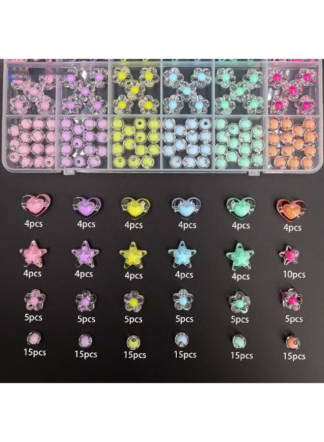 Capstro Marine Colorful Imitation Pearl Beads Kit – 168 PCS Multicolor Craft Pearls with Tools for Bracelets, Necklaces & DIY Accessories | Kids & Beginner Bead Set - Image 3